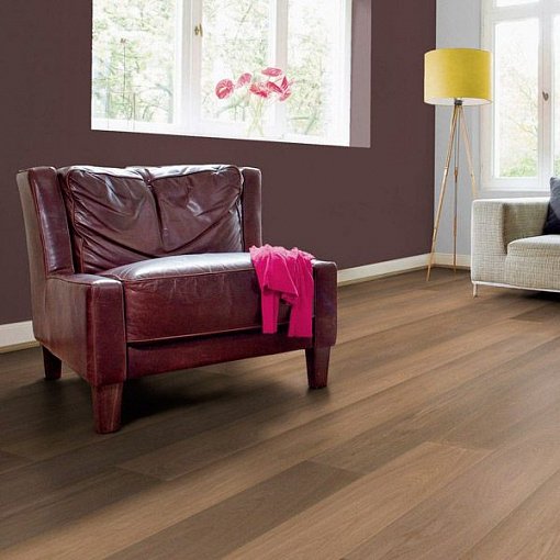Паркетная доска Weitzer Parkett Charisma однополосная Eiche Truffelgrau select ProVital f 29286
