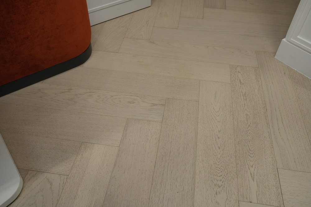 Кварцевый паркет Quartz Parquet Английская Ёлка Дуб Песочный 33-408 5/0,6 мм