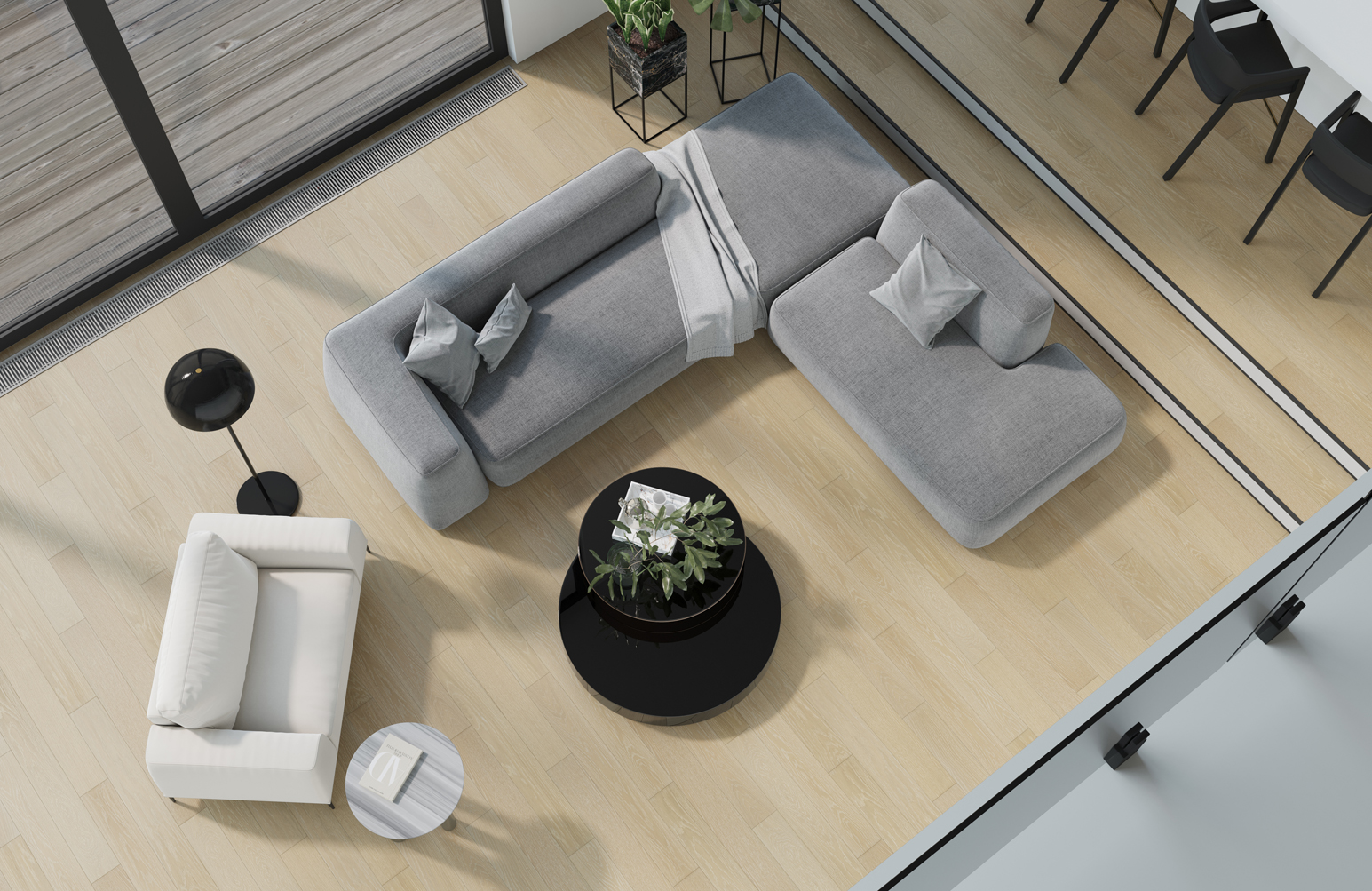 Кварцевый паркет Quartz Parquet Классик Дуб Австрийский 418 7/1,2 мм