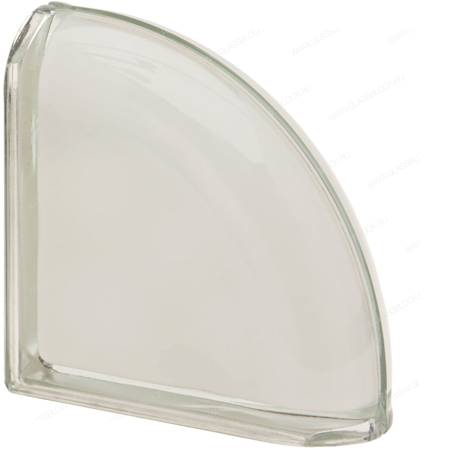 Стеклоблок Bianco Ter Curvo O Met