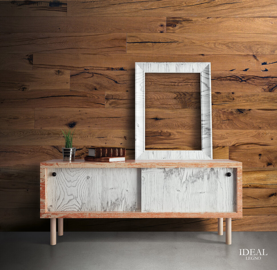Инженерная доска трехслойная Ideal Legno Memory Дуб Vecchie Travi