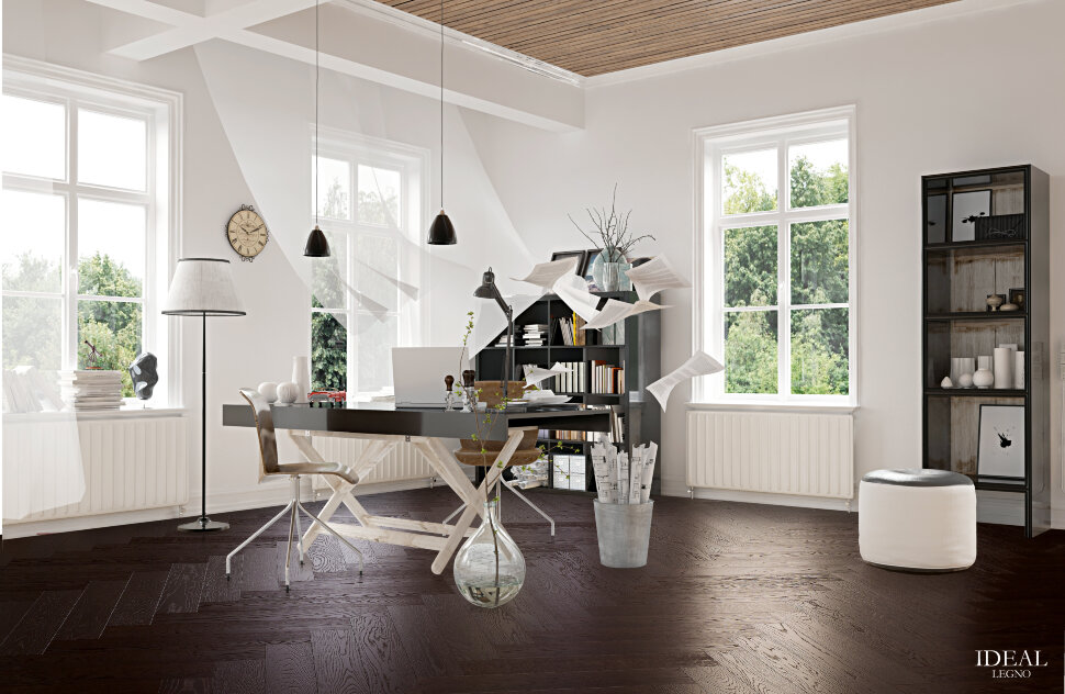 Инженерная доска трехслойная Ideal Legno Life Дуб Caffe